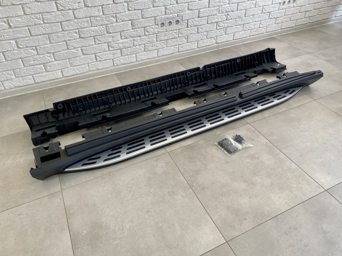 Бокові пороги підніжки Mercedes-Benz GLE class W167 2019- 2шт.