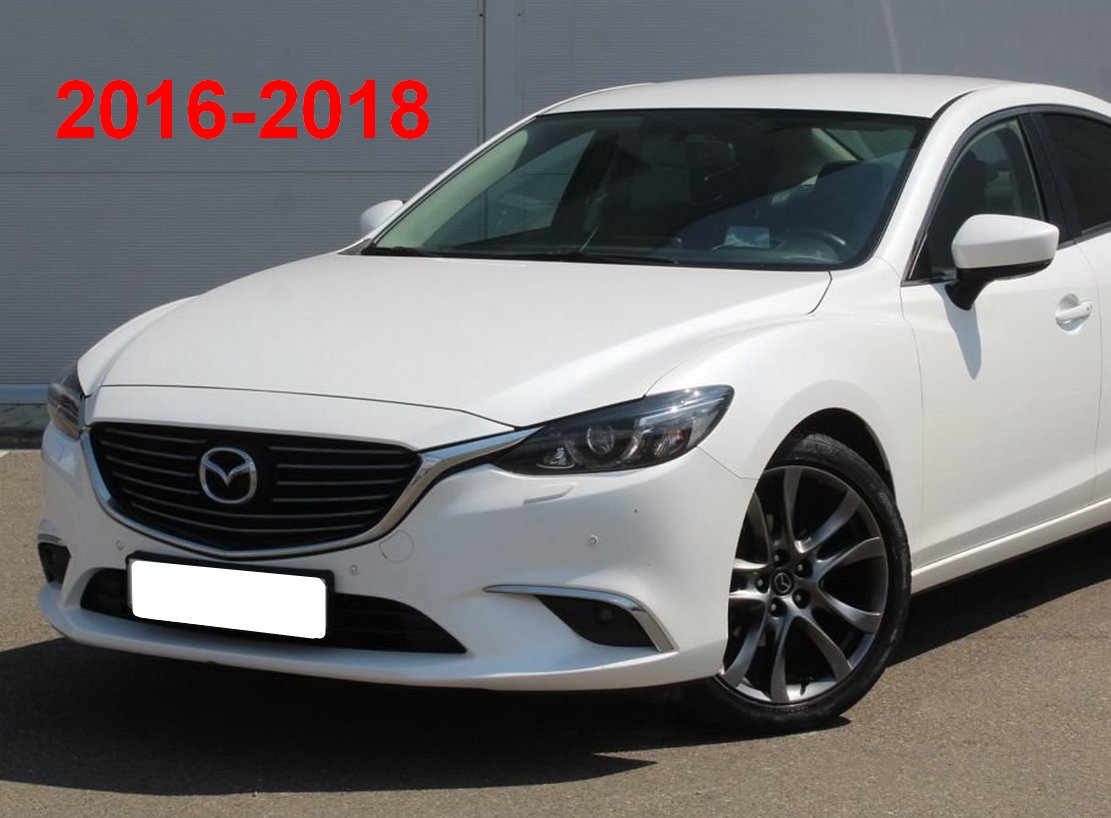 Скло фари Mazda 6 РЕСТАЙЛІНГ 2016-2018 ліве