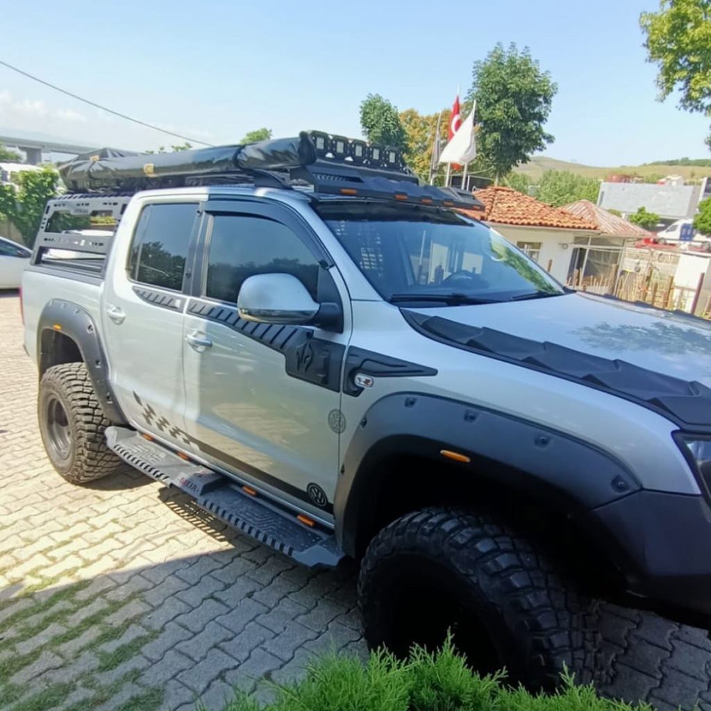 Верхні молдинги дверей (6 шт, ABS) для Volkswagen Amarok 2010-2021 рр.