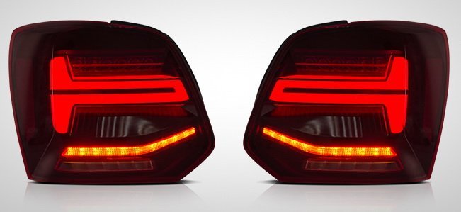 Задні ліхтарі стиль Audi Q2 для Volkswagen Polo Mk5 2010+