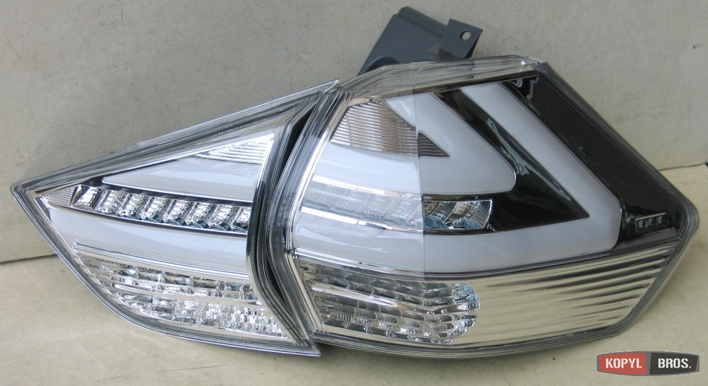 Задні ліхтарі тюнінг LED хром для Nissan X-trail T32 2014-2017