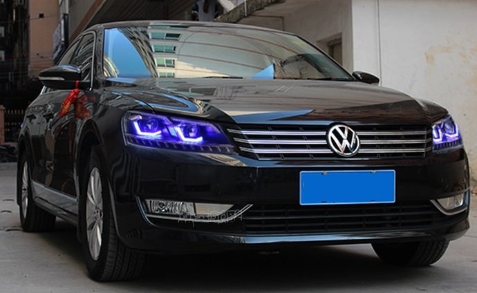 Передні фари тюнінг ксенон стиль TLZ для Volkswagen Passat B7 USA