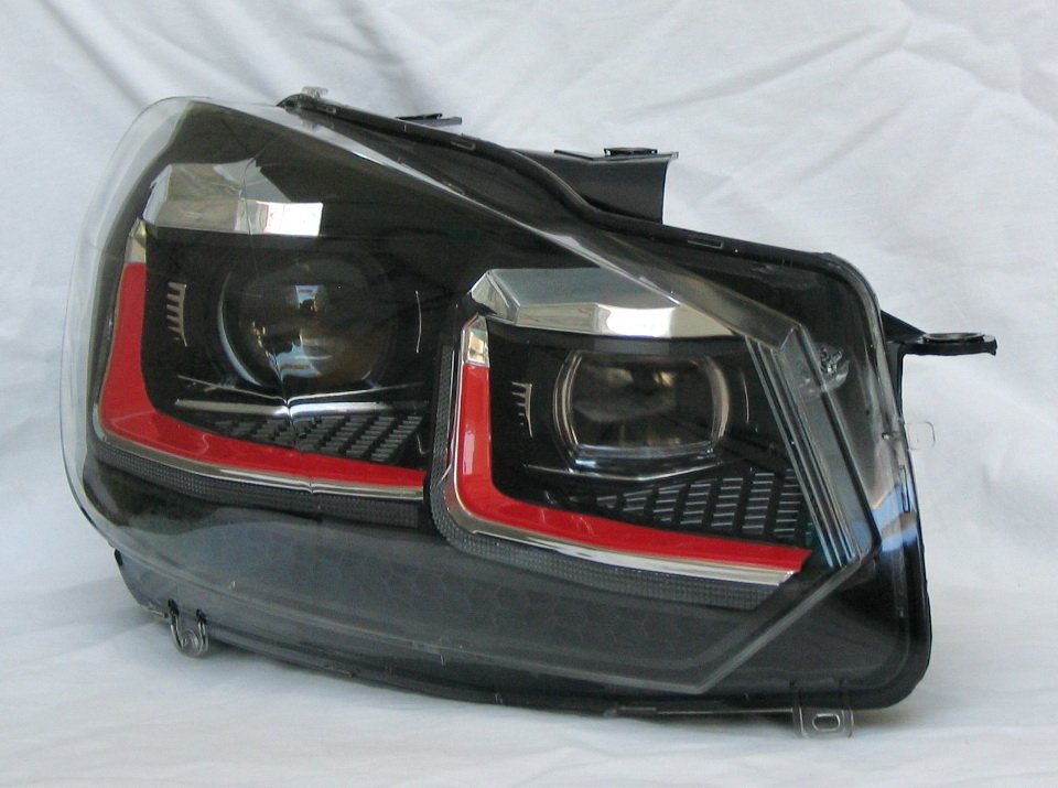 Передні фари чорні стиль Golf GTI 7.5 для Volkswagen Golf 6 2009-2012