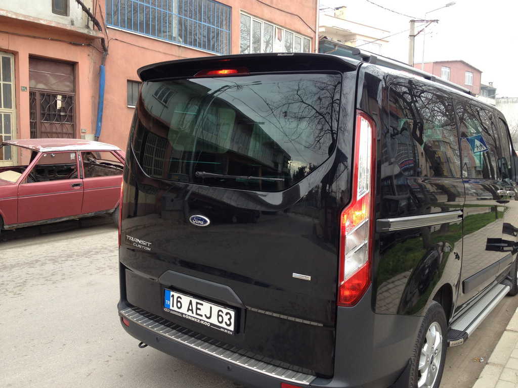 Спойлер ABS (під фарбування) для Ford Custom 2013-2024 рр