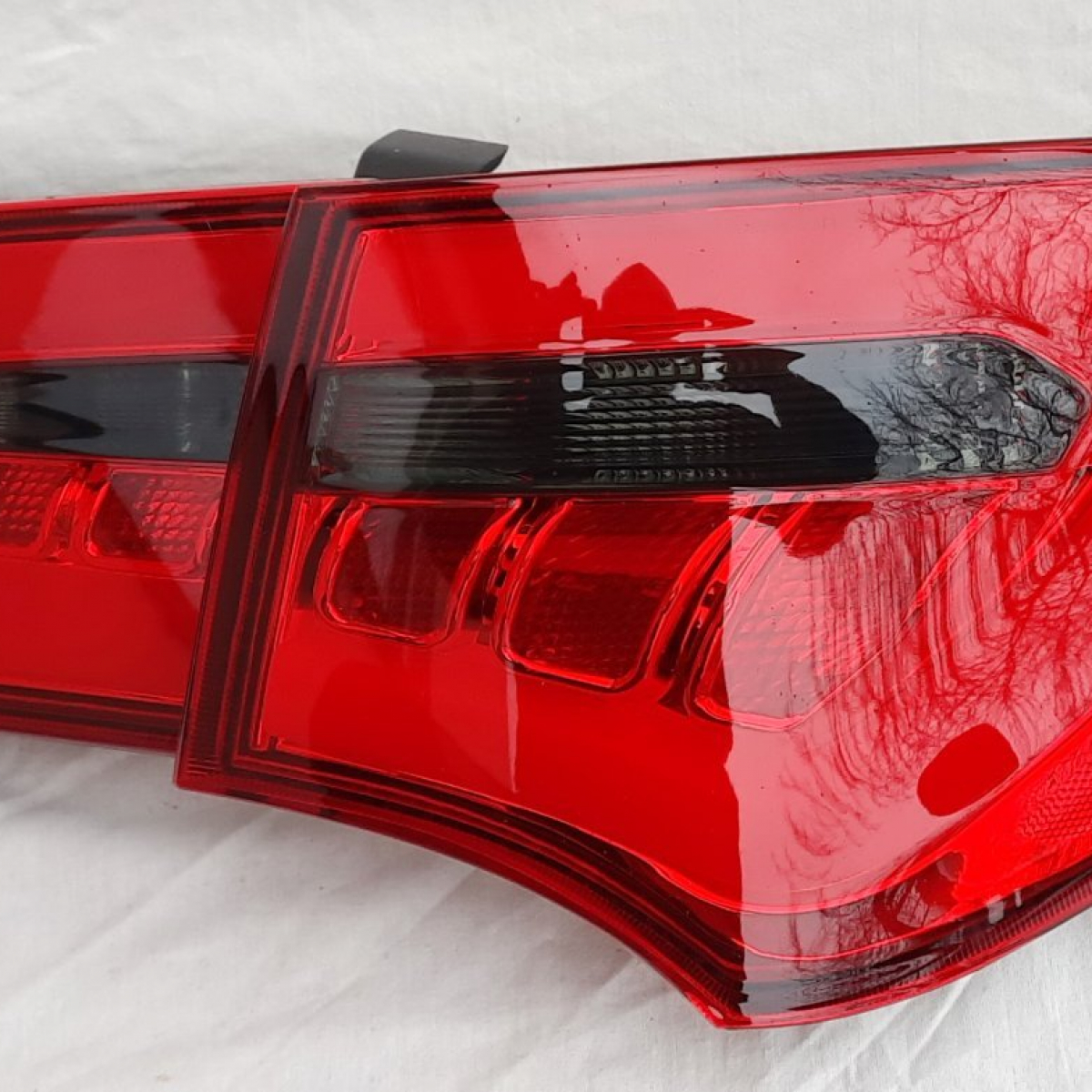 Задні ліхтарі LED для Hyundai Santa Fe 3 червоні 2013-2018