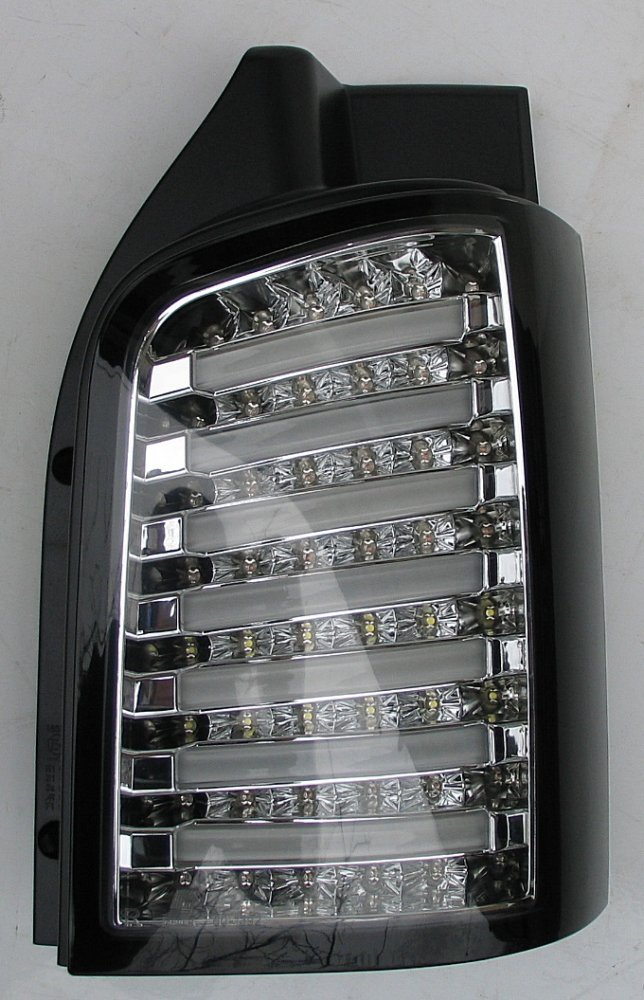 Задні ліхтарі хром LED tube для Volkswagen T5 2003-2015