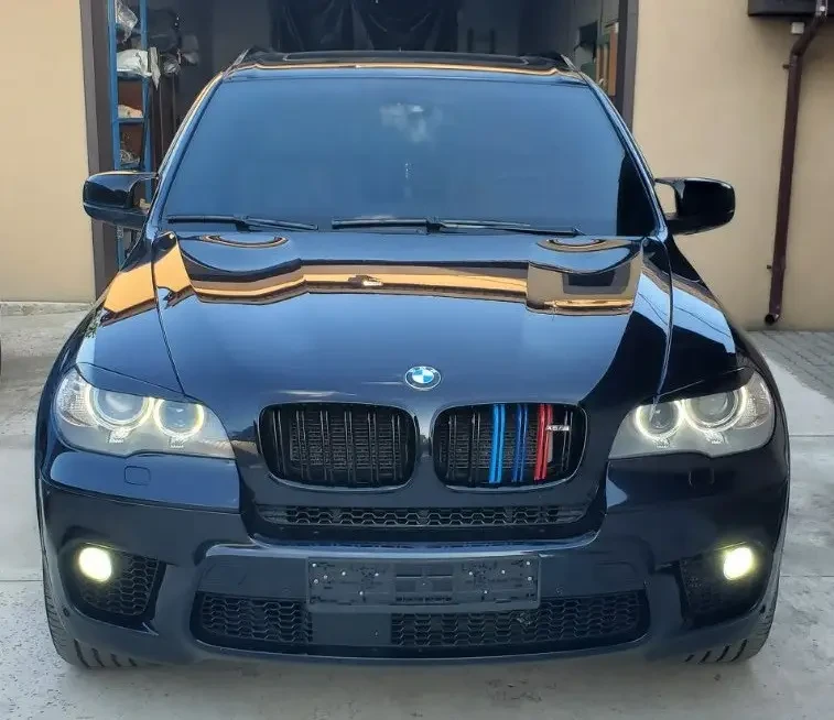 Накладки на дзеркала M-Look на BMWX5 E70X6 E71Чорні глянцеві
