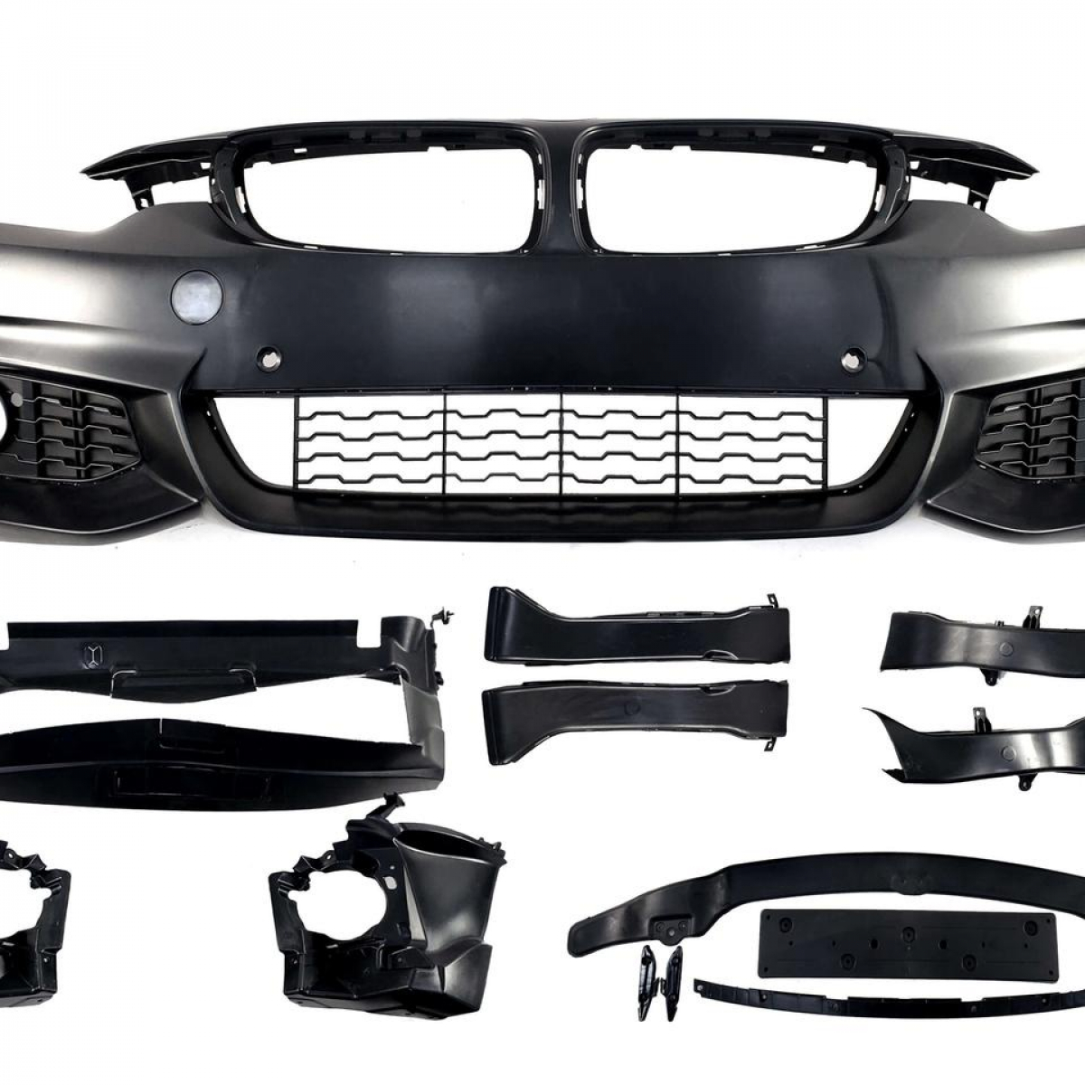 Передний бампер на BMW 4 Series F32 2013-2019 года ( M-Paket под птф )