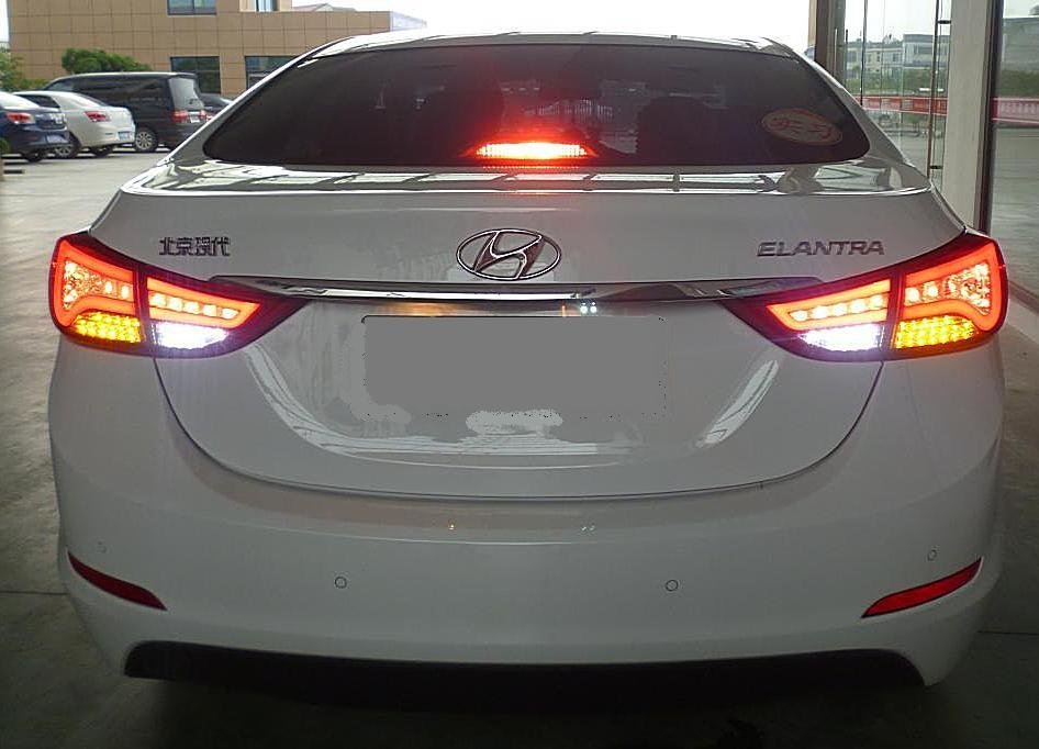 Задні ліхтарі червоні 100% LED для Hyundai Elantra MD 2011-2015