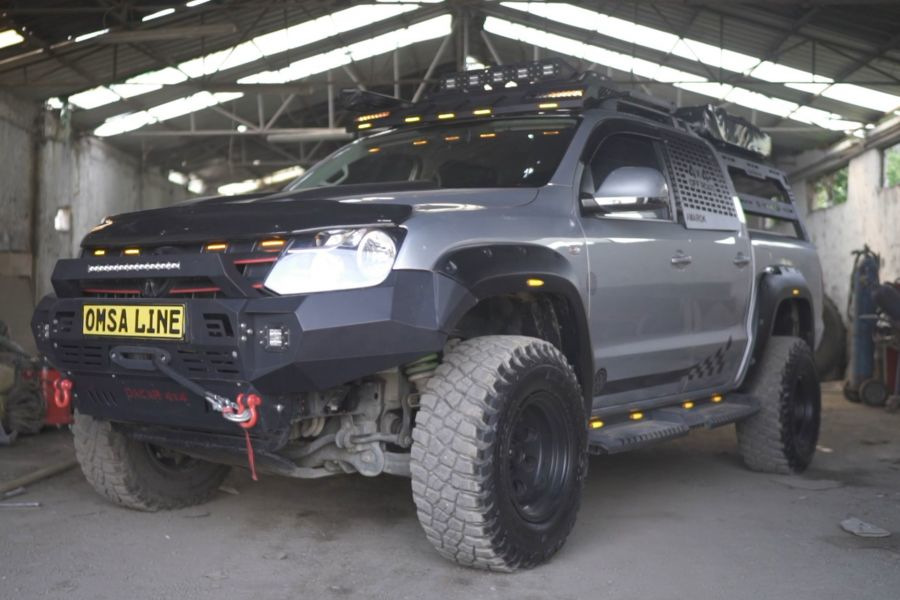 Накладка на край розширювача арки Dakar для Volkswagen Amarok 2010-2021 рр.