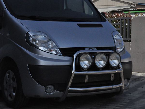 Кенгурятник WT018 (нерж.) для Renault Trafic 2001-2015 рр