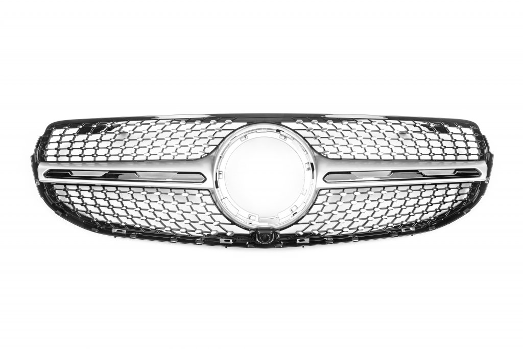 Передня решітка Diamond Silver для Mercedes GLC coupe C253 2020-2024