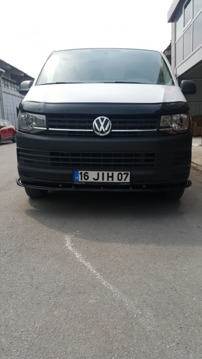 Передня лип накладка Standart (ABS) для Volkswagen T6 2015-2018