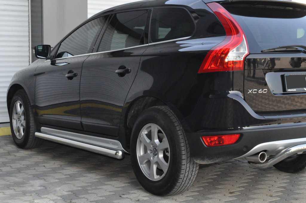 Бічні труби BB004 (2 шт, нерж) для Volvo XC60 2009-2017 років