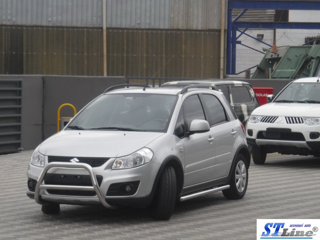 Бічні труби d50 (2 шт., нерж) для Suzuki SX4 2006-2013рр