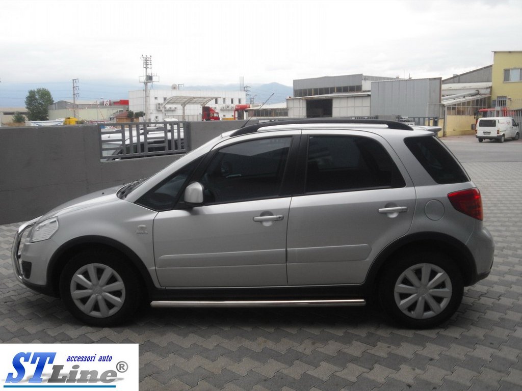 Бічні труби d50 (2 шт., нерж) для Suzuki SX4 2006-2013рр