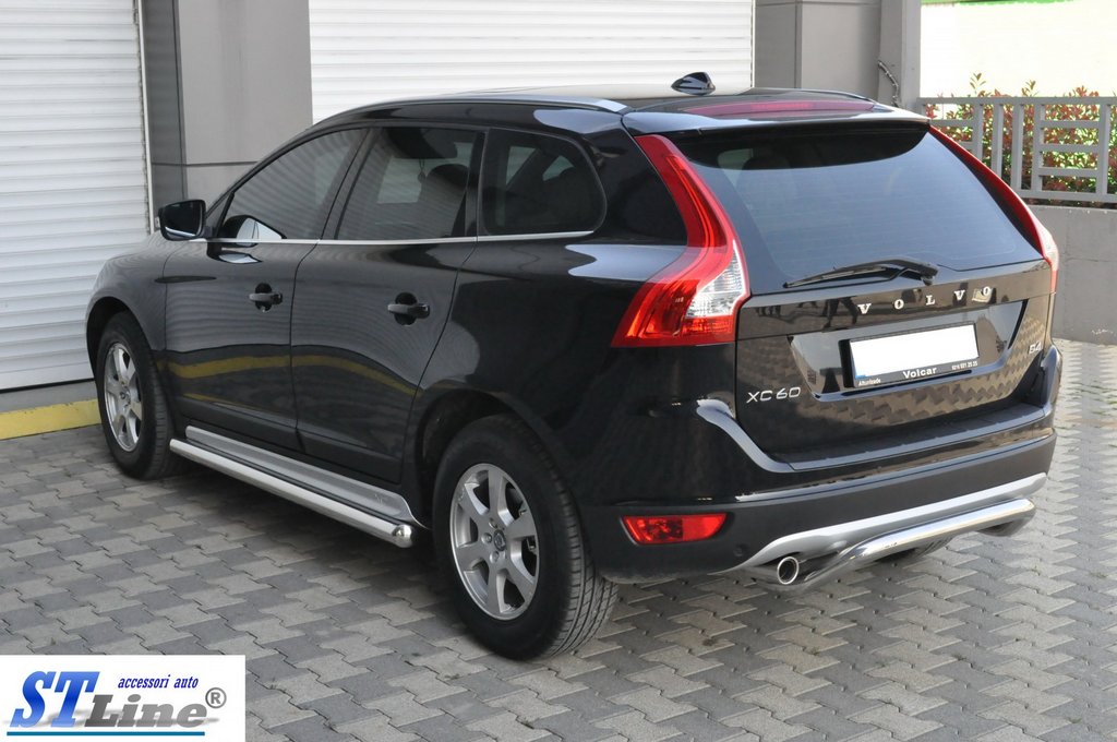 Бічні труби BB004 (2 шт, нерж) для Volvo XC60 2009-2017 років