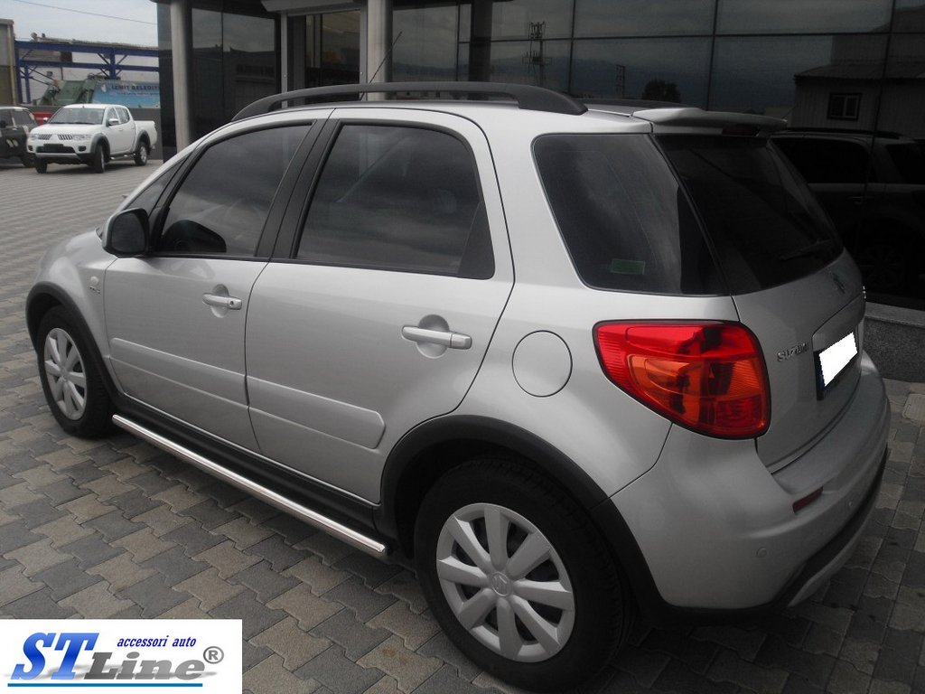 Бічні труби d50 (2 шт., нерж) для Suzuki SX4 2006-2013рр