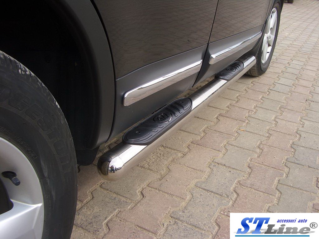 Бічні труби (2 шт., нерж.) для Nissan Qashqai 2010-2014рр