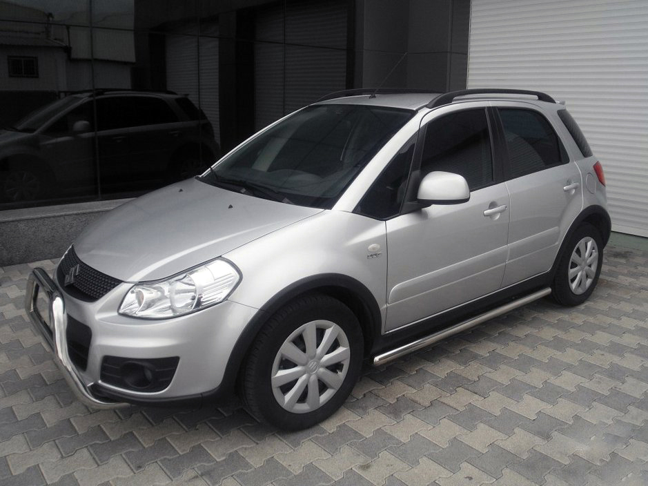 Бічні труби d50 (2 шт., нерж) для Suzuki SX4 2006-2013рр