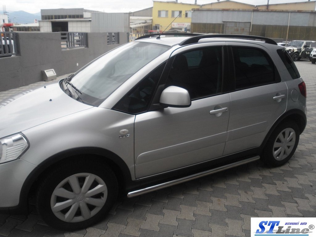 Бічні труби d50 (2 шт., нерж) для Suzuki SX4 2006-2013рр