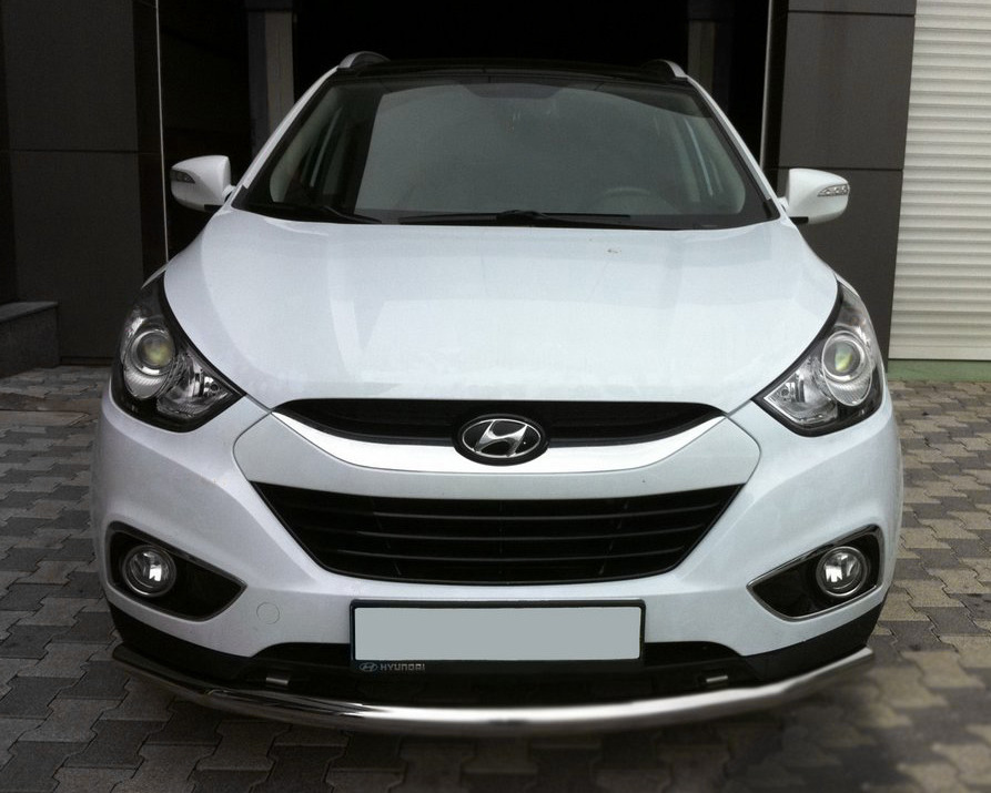 Передня дуга ST008 (нерж.) для Hyundai IX-35 2010-2015