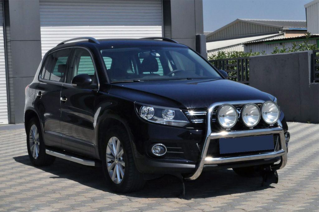 Кенгурятник WT018 (нерж) для Volkswagen Tiguan 2007-2016 рр