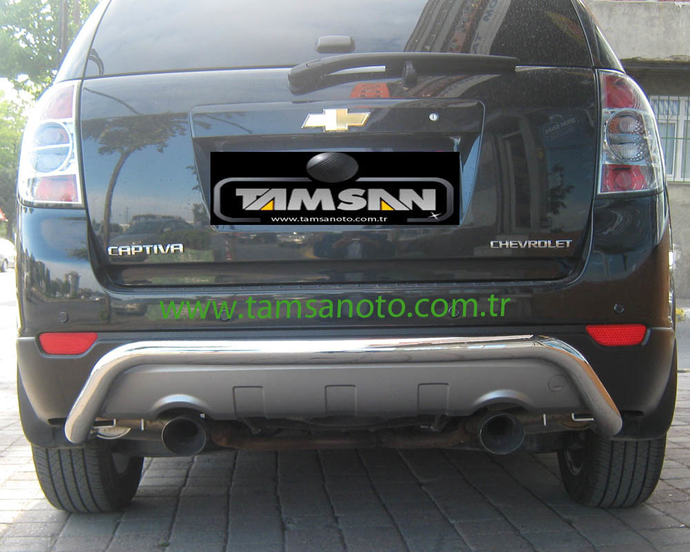 Задня дуга AK007 (нерж.) для Chevrolet Captiva 2006-2019рр