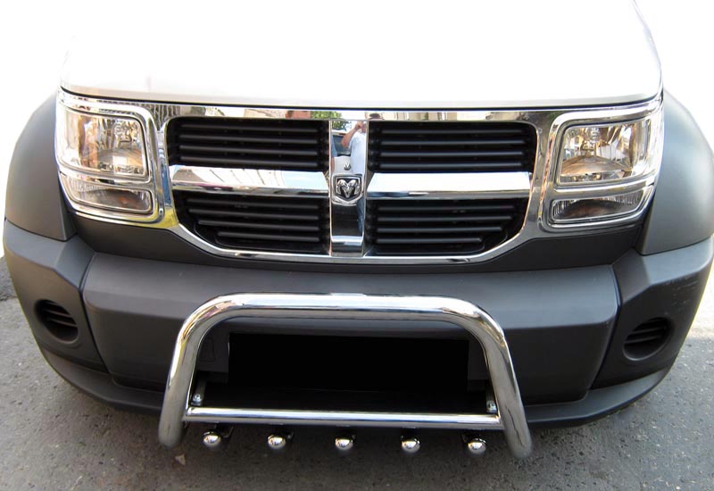 Передня дуга QT006 (нерж.) для Dodge Nitro 2007+ рр