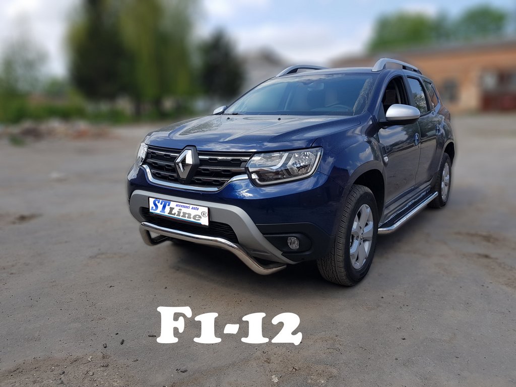 Кенгурятник WT007 (нерж.) для Renault Duster 2018+