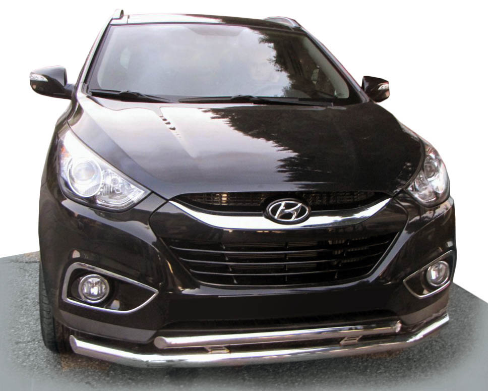 Передня дуга ST014-2 (нерж.) для Hyundai IX-35 2010-2015