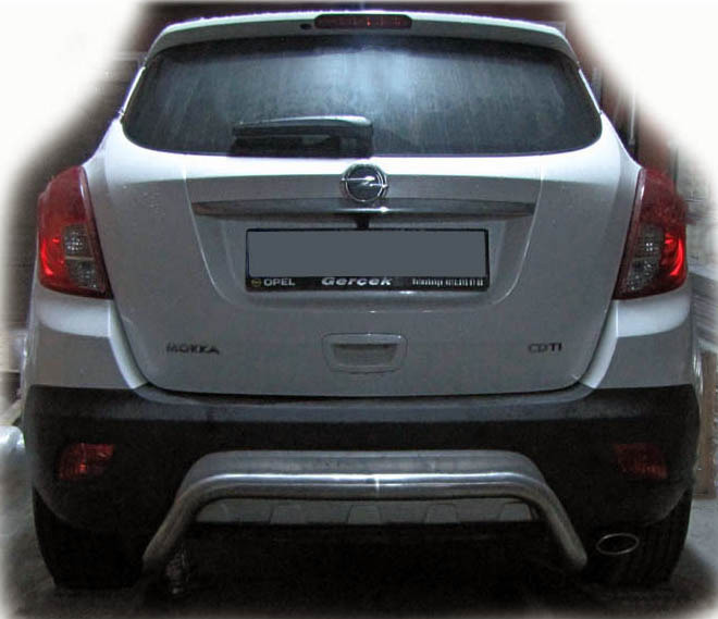 Задня дуга AK007-2 (нерж.) для Opel Antara 2007-2024 рр