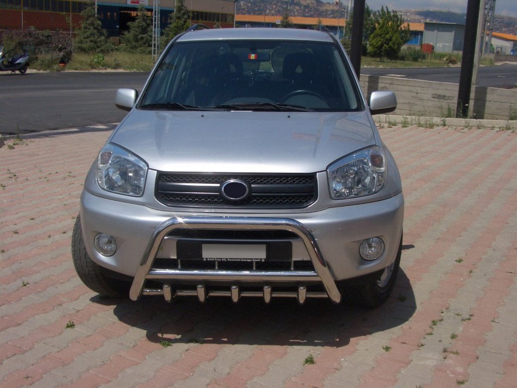 Кенгурятник WT003 (нерж) для Toyota Rav 4 2001-2005 років