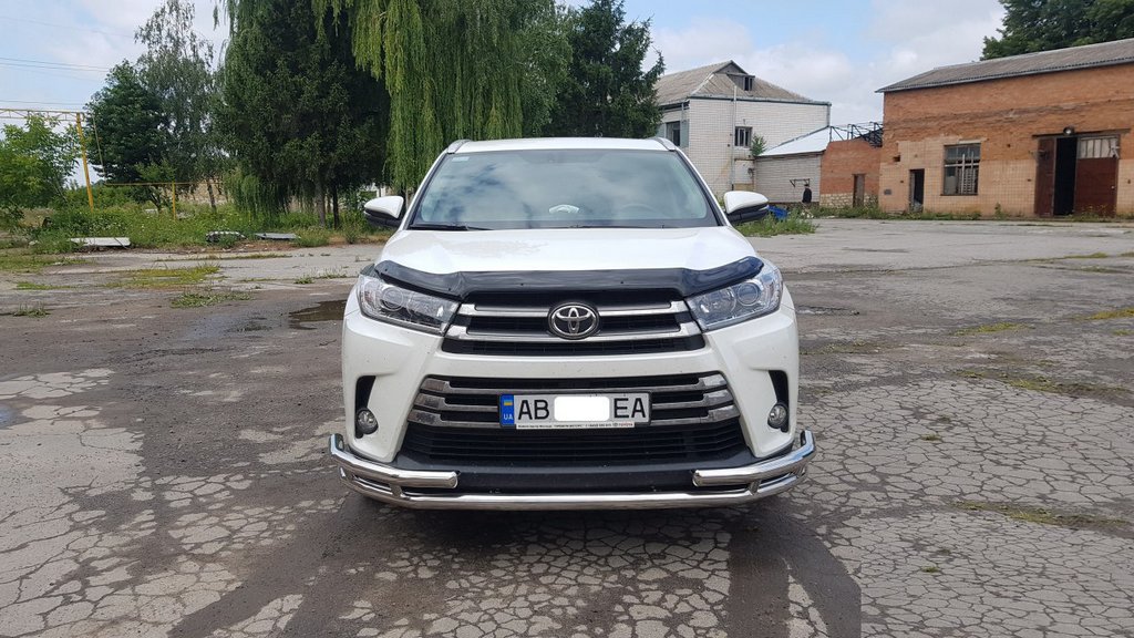 Кенгурятник ST-Special (нерж) для Toyota Highlander 2014-2019 рр