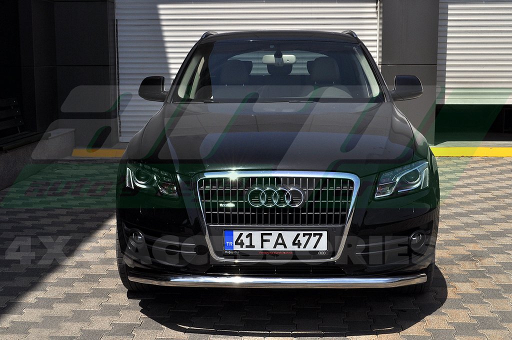 Передній захист ST008 (нерж.) d60 для Ауди Q7 2005-2015 
