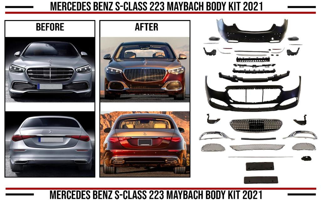 Комплект обвісів Maybach для Mercedes S-сlass W223