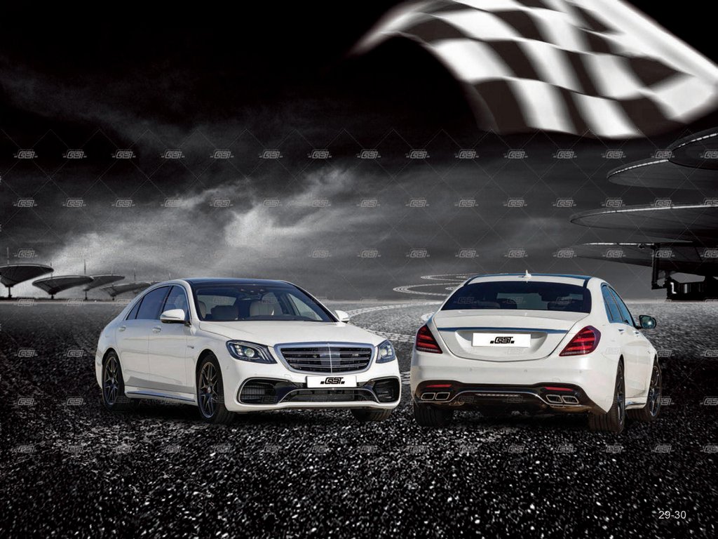 Комплект обважень S63 AMG (2018-restyling) для Mercedes S-сlass W222