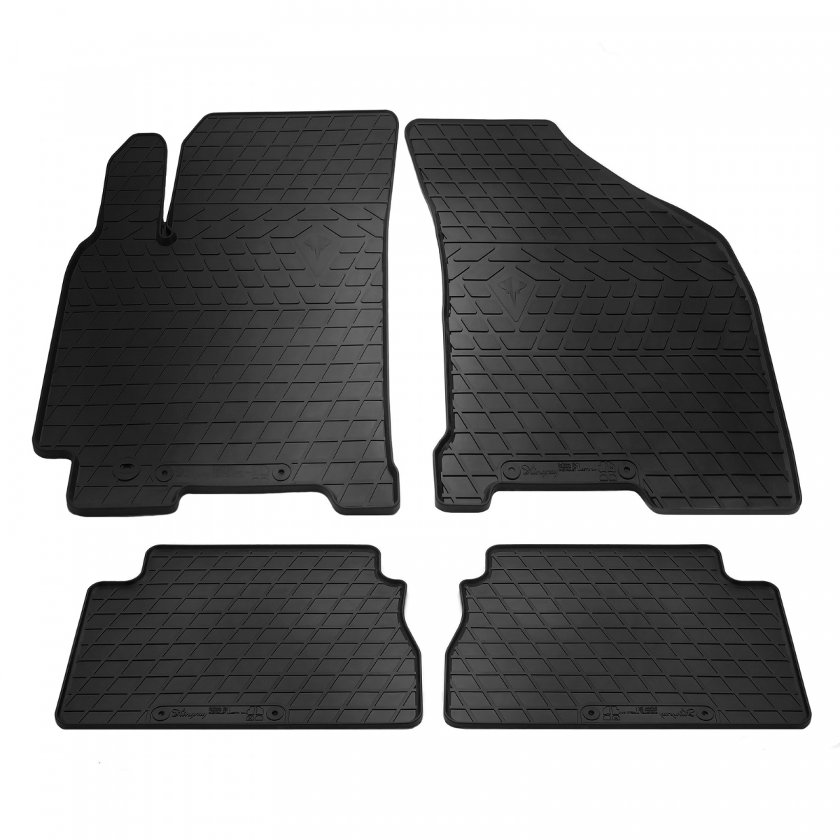 Гумові килимки (4 шт, Stingray) для Daewoo Gentra