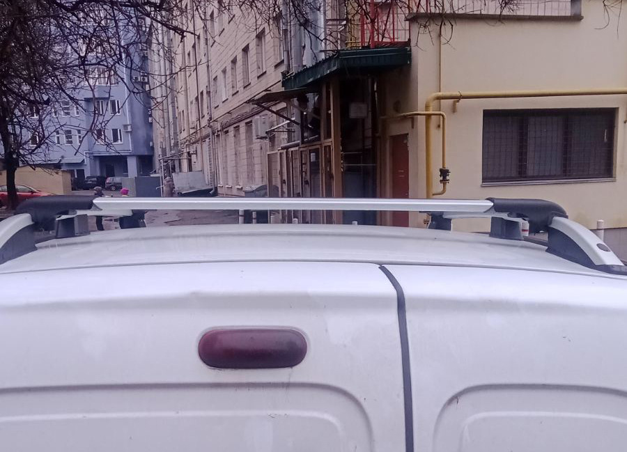 Рейлінги Skyport (сірий мат) для Renault Kangoo 1998-2008 років.