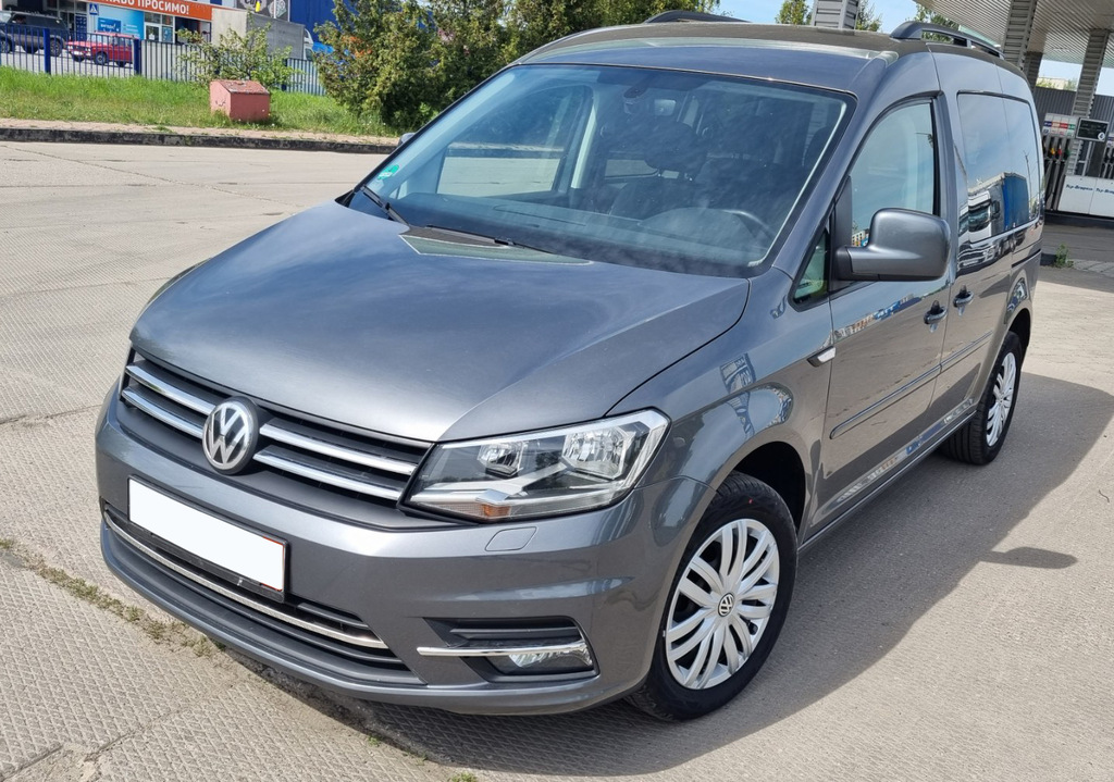 Хром накладки на решітку (2 шт., нерж) для VW Caddy 2015 - Omsa Line (Туреччина)