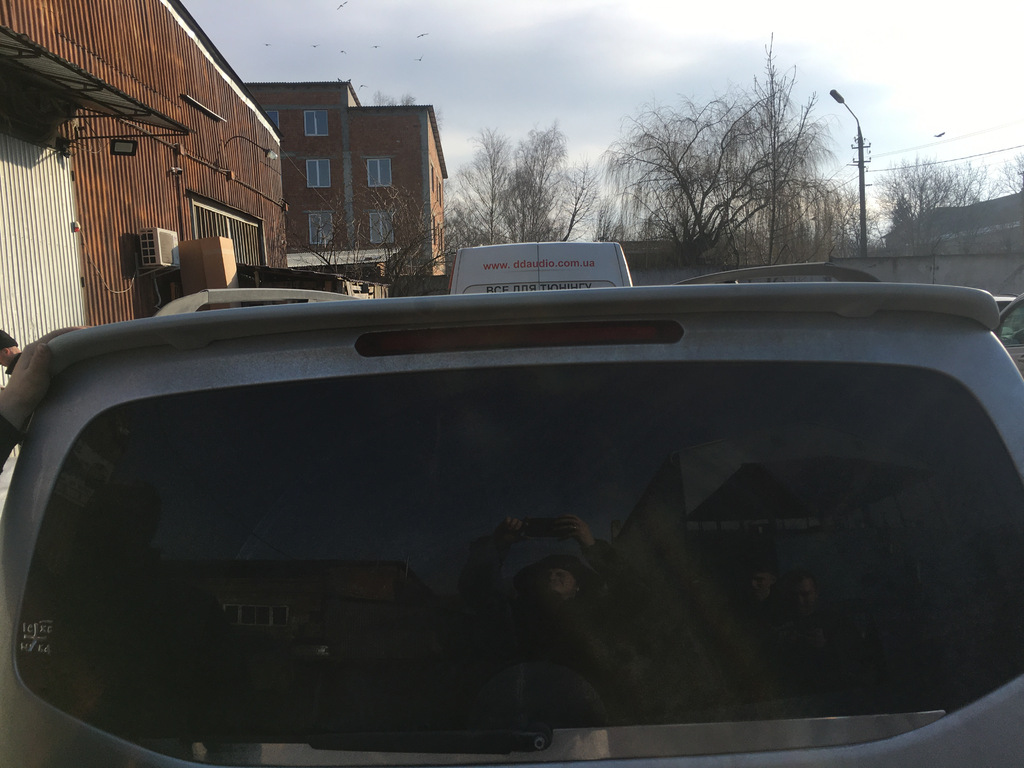 Спойлер (під фарбування) для Mercedes Vito / V W447 2014↗ мм.