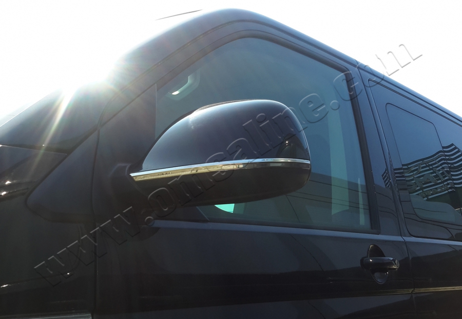 Хром смужки на дзеркала нерж. 2шт для VW T5/Т6 2010-/2015- Omsa Line (Туреччина)