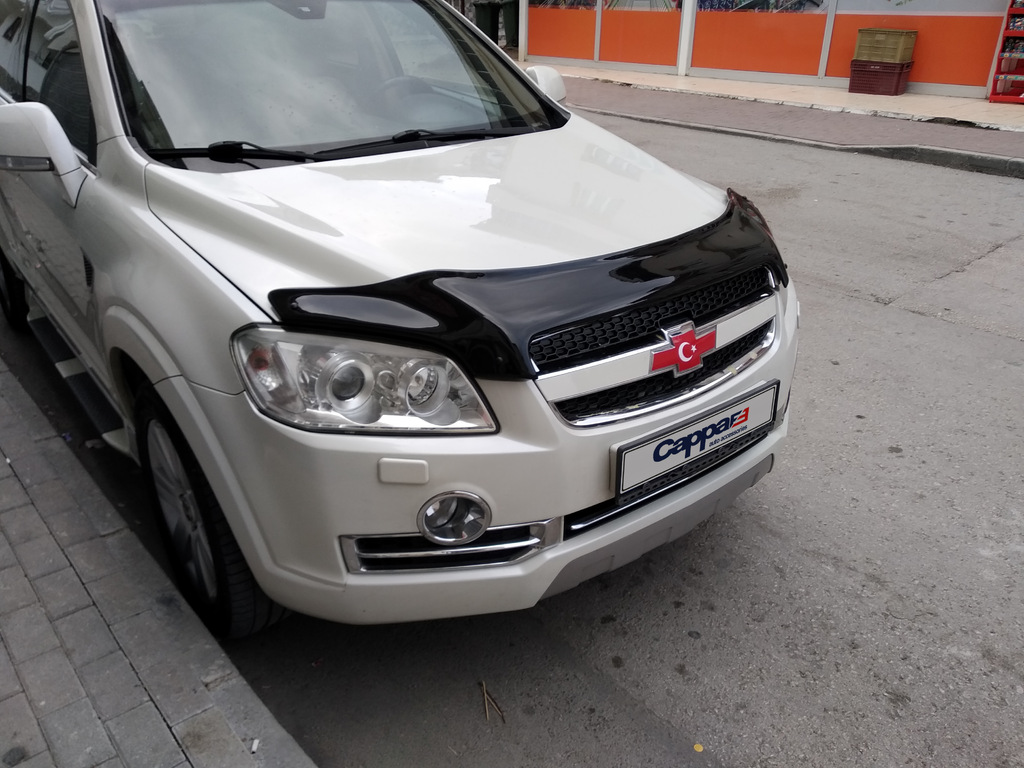 Дефлектор капота (EuroCap) для Chevrolet Captiva 2006-2011