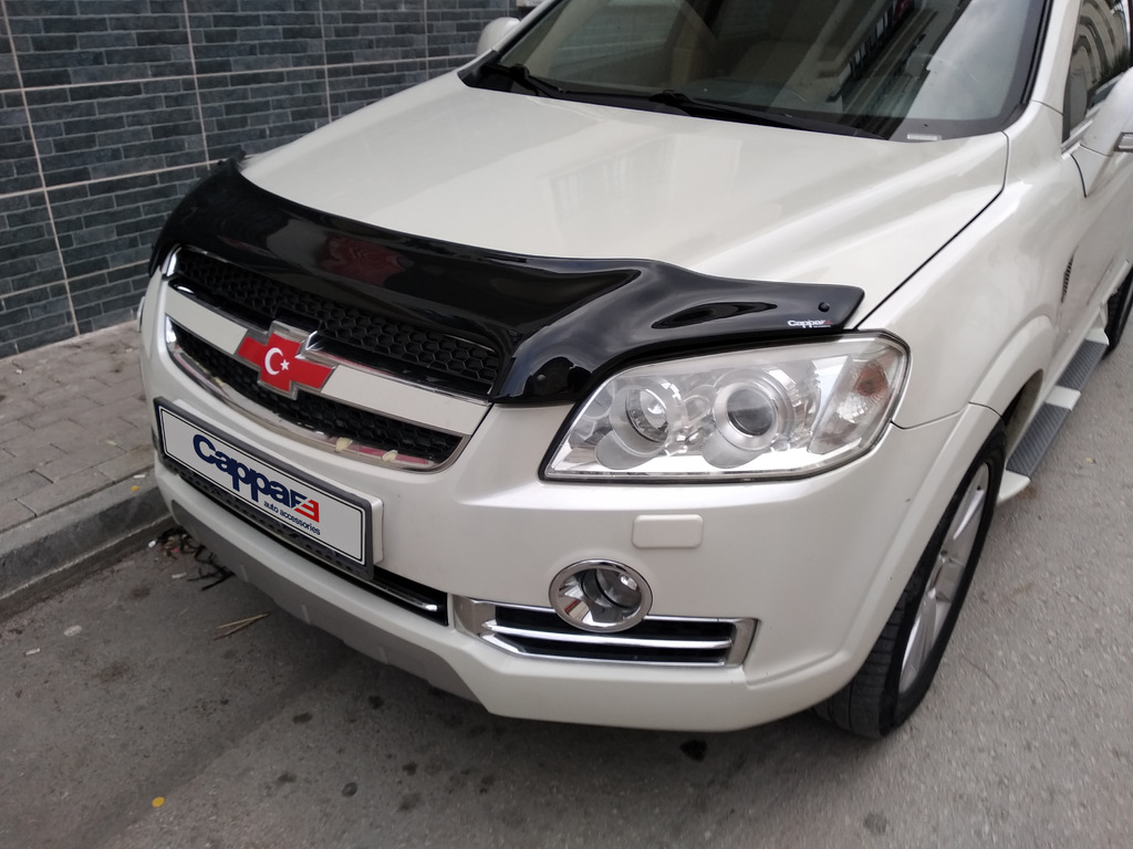 Дефлектор капота (EuroCap) для Chevrolet Captiva 2006-2011