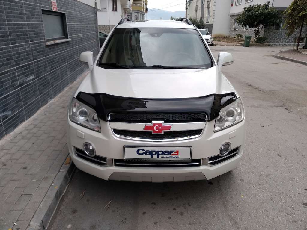 Дефлектор капота (EuroCap) для Chevrolet Captiva 2006-2011