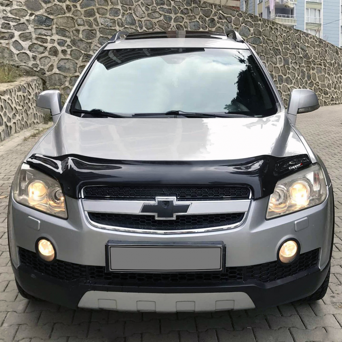 Дефлектор капота (EuroCap) для Chevrolet Captiva 2006-2011