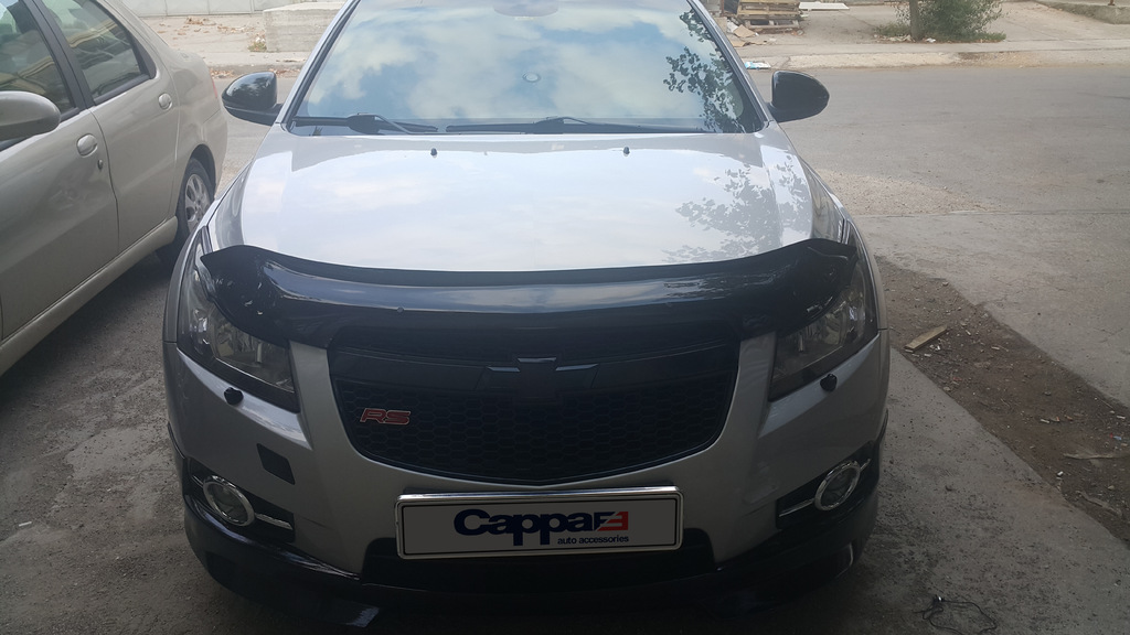 Дефлектор капота (Eurocap) для Chevrolet Cruze 2009-2016