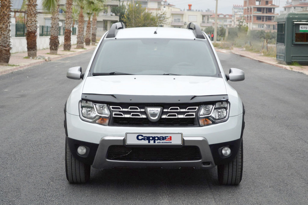 Дефлектор капота (EuroCap) для Dacia Duster 2008-2018 років.