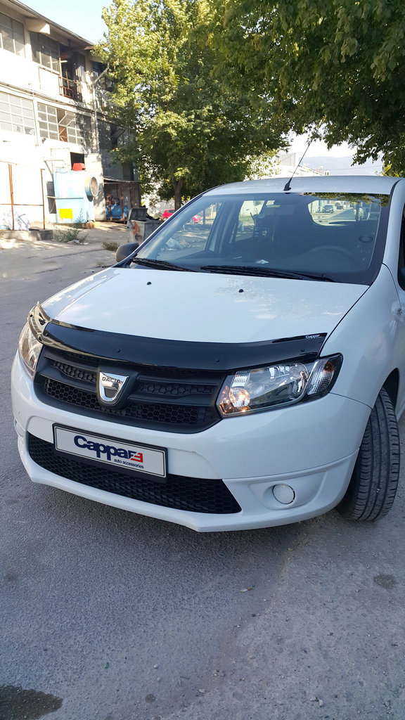 Дефлектор капота (EuroCap) для Dacia Logan MCV 2013↗ мм.
