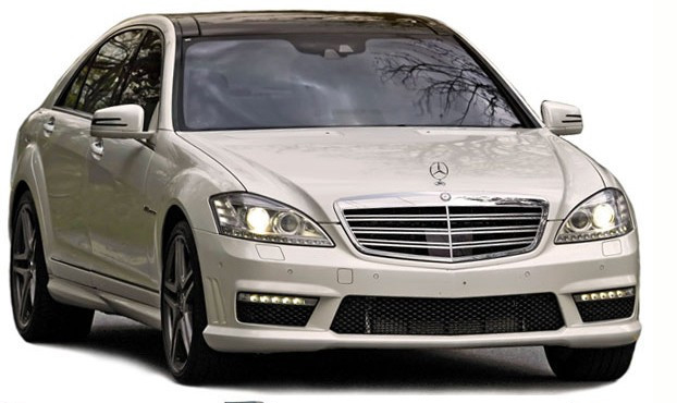 Передній бампер (повний комплект) AMG для Mercedes S-сlass W221